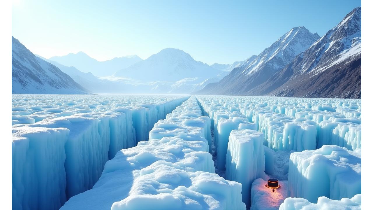 Capteurs technologiques avancés en milieu glaciaire